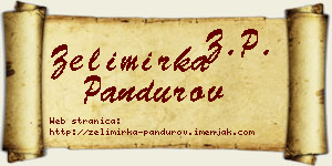 Želimirka Pandurov vizit kartica